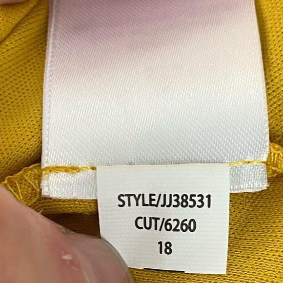 NWT Nordstrom Julia Jordan Size 12 Mustard Yellow Jacquard Midi Dress New W Tags - Picture 12 of 16